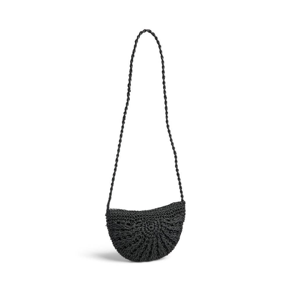 Pieces Lona Half Moon Crossbody Bag